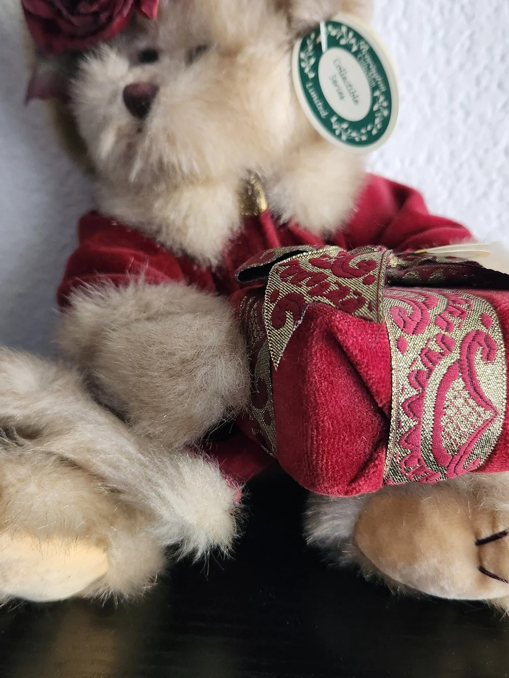 Bearington Collectabke Series Virginia and Jack & Frost Holiday Bears 14in NWT